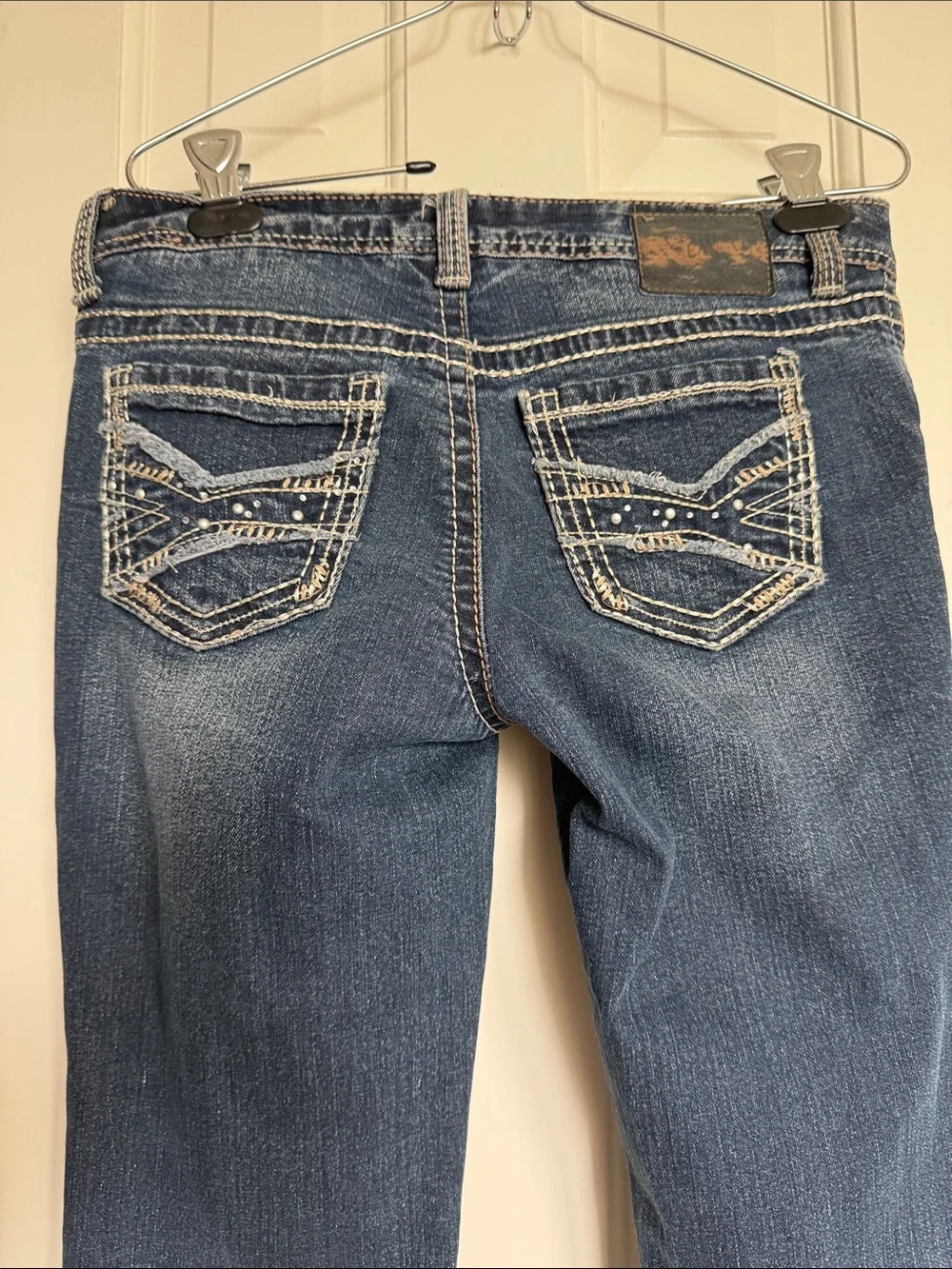 Amethyst Jeans Dark Blue Flare Jeans